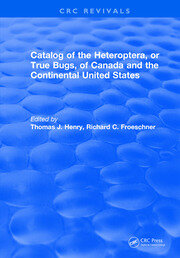 Catalog of the Heteroptera or True Bugs, of Canada and the Continental United States book cover