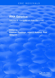 RNA Genetics: Volume III: Variability of RNA Genomes book cover