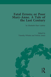 Fatal Errors; or Poor Mary-Anne. A Tale of the Last Century: by Elizabeth Hays Lanfear book cover
