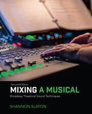 Mixing a Musical: Broadway Theatrical Sound Techniques book cover
