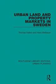 Urban Land and Property Markets in Sweden book cover