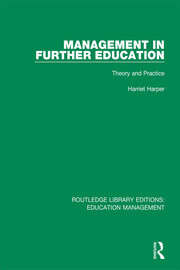 Management in Further Education: Theory and Practice book cover