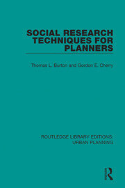 Social Research Techniques for Planners book cover