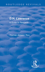 Routledge Revivals: D.H. Lawrence (1983): A Guide to Research book cover