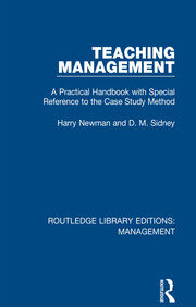Teaching Management: A Practical Handbook with Special Reference to the Case Study Method book cover