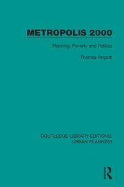 Metropolis 2000: Planning, Poverty and Politics book cover
