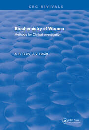 Biochemistry of Women Methods: For Clinical Investigation book cover