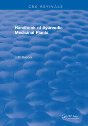 CRC Handbook of Ayurvedic Medicinal Plants book cover