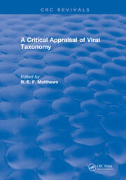 A Critical Appraisal of Viral Taxonomy book cover
