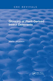 Glossary Of Plant Derived Insect Deterrents book cover