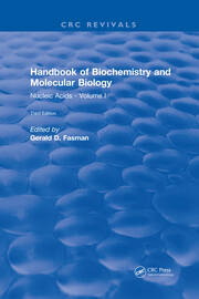 Handbook of Biochemistry: Section B Nucleic Acids, Volume I book cover
