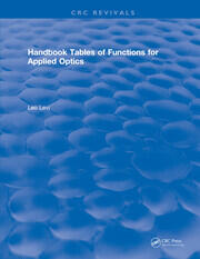 Handbook Tables of Functions for Applied Optics book cover