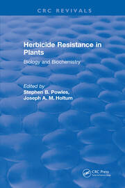 Herbicide Resistance in Plants: Biology and Biochemistry book cover
