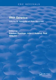 RNA Genetics: Volume III: Variability of RNA Genomes book cover