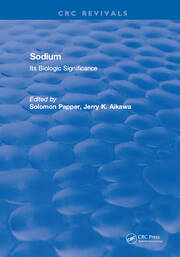 Sodium: Its Biologic Significance book cover