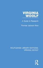 Virginia Woolf: A  Guide to Research book cover