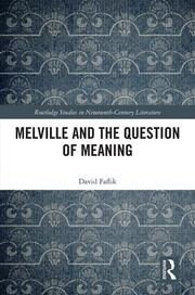 Melville and the Question of Meaning book cover
