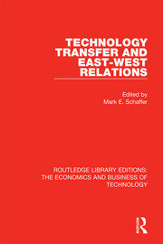 Technology Transfer and East-West Relations book cover