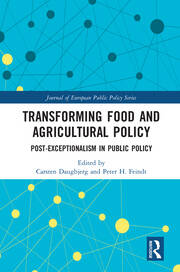 Transforming Food and Agricultural Policy: Post-exceptionalism in public policy book cover