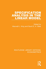 Specification Analysis in the Linear Model book cover
