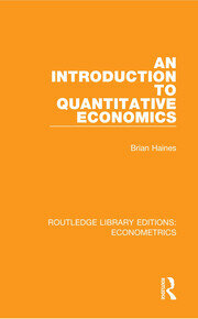 An Introduction to Quantitative Economics book cover