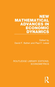 New Mathematical Advances in Economic Dynamics book cover