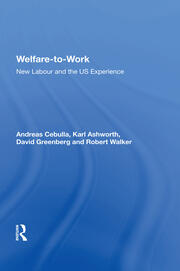 Welfare-to-Work: New Labour and the US Experience book cover