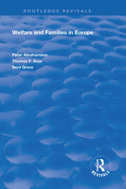 Welfare and Families in Europe book cover