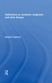 Reflections on Aesthetic Judgment and other Essays book cover