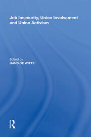 Job Insecurity, Union Involvement and Union Activism book cover