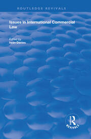 Issues in International Commercial Law book cover