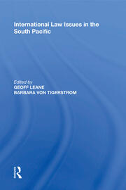International Law Issues in the South Pacific book cover