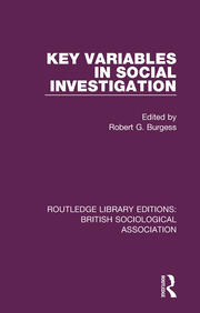 Key Variables in Social Investigation book cover