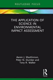 The Application of Science in Environmental Impact Assessment book cover