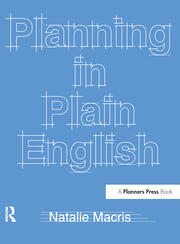 Planning in Plain English: Writing Tips for Urban and Environmental Planners book cover