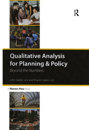 Qualitative Analysis for Planning & Policy: Beyond the Numbers book cover