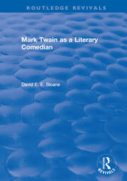 Routledge Revivals: Mark Twain as a Literary Comedian (1979) book cover