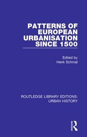 Patterns of European Urbanisation Since 1500 book cover