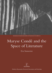 Maryse Conde and the Space of Literature book cover