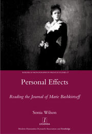 Personal Effects: Reading the Journal of Marie Bashkirtseff book cover