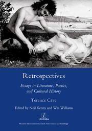 Retrospectives: Essays in Literature, Poetics and Cultural History book cover