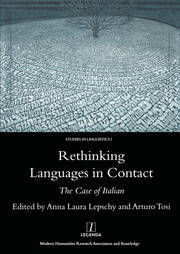 Rethinking Languages in Contact: The Case of Italian book cover