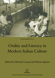 Orality and Literacy in Modern Italian Culture book cover