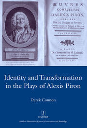 Identity and Transformation in the Plays of Alexis Piron book cover
