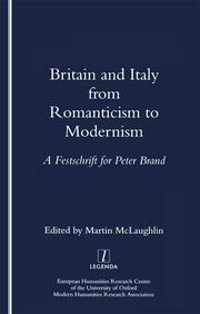 Britain and Italy from Romanticism to Modernism: A Festschrift for Peter Brand book cover