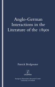 Anglo-German Interactions in the Literature of the 1890s book cover