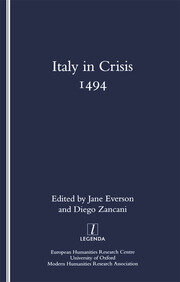 Italy in Crisis: 1494 book cover