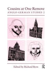 Cousins at One Remove: Anglo-German Studies: 2nd: Cousins at One Remove: Anglo-German Studies book cover