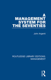 A Management System for the Seventies book cover