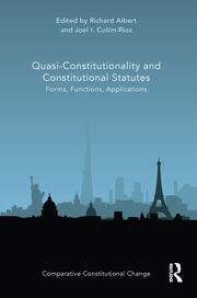 Quasi-Constitutionality and Constitutional Statutes: Forms, Functions, Applications book cover